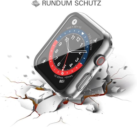 2x ETUI OBUDOWA NA ZEGAREK APPLE WATCH 7/8/9 41MM CASE PRZEZROCZYSTY