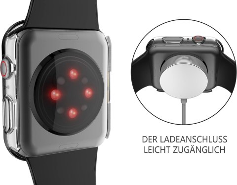 2x ETUI OBUDOWA NA ZEGAREK APPLE WATCH 7/8/9 41MM CASE PRZEZROCZYSTY
