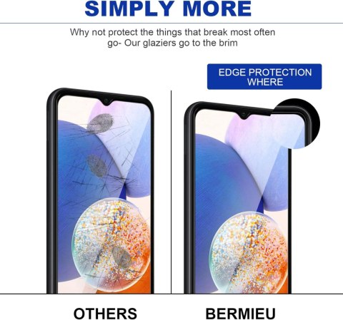 2x SZKŁO HARTOWANE SAMSUNG GALAXY A14 4G/5G 6.6" CZARNA RAMKA SM-A145F 2x SZKŁO HARTOWANE SAMSUNG GALAXY A14 4G/5G 6.6" CZARNA RAMKA SM-A145F