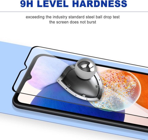 2x SZKŁO HARTOWANE SAMSUNG GALAXY A14 4G/5G 6.6" CZARNA RAMKA SM-A145F 2x SZKŁO HARTOWANE SAMSUNG GALAXY A14 4G/5G 6.6" CZARNA RAMKA SM-A145F