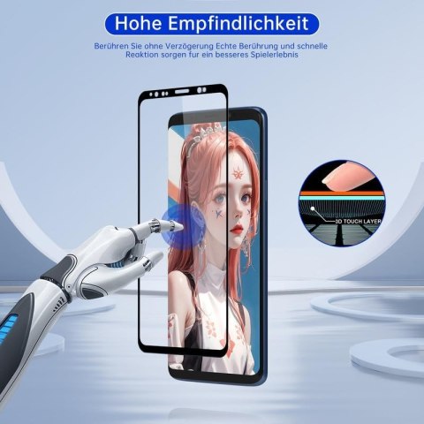 2x SZKŁO HARTOWANE SAMSUNG GALAXY S9+ CZARNE RAMKI MOCNE WYTRZYMAŁE 2x SZKŁO HARTOWANE SAMSUNG GALAXY S9+ CZARNE RAMKI MOCNE WYTRZYMAŁE