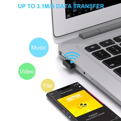 ADAPTER USB BLUETOOTH BT502 1MII CZARNO-ZŁOTY +EDR WINDOWS ADAPTER USB BLUETOOTH BT502 1MII CZARNO-ZŁOTY +EDR WINDOWS
