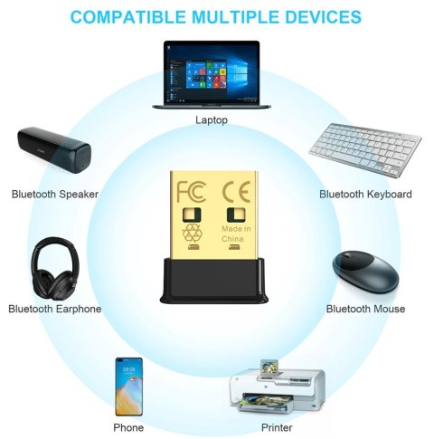 ADAPTER USB BLUETOOTH BT502 1MII CZARNO-ZŁOTY +EDR WINDOWS ADAPTER USB BLUETOOTH BT502 1MII CZARNO-ZŁOTY +EDR WINDOWS