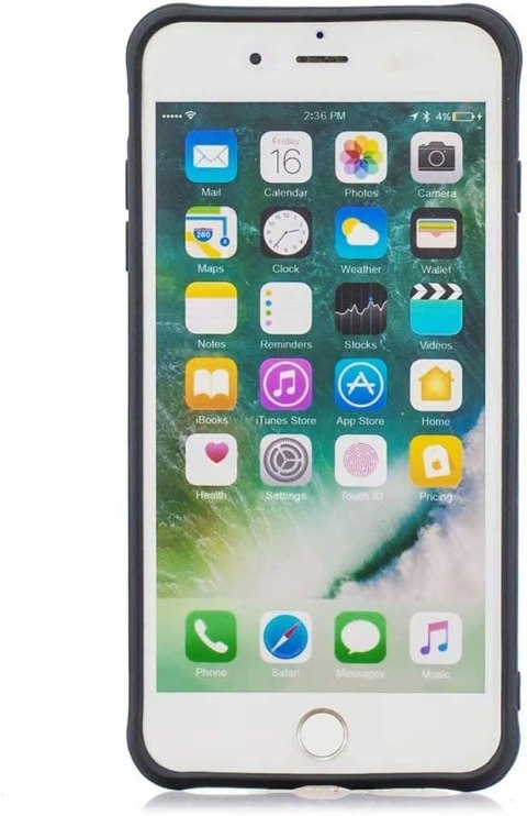 ETUI APPLE IPHONE 7 Plus/IPHONE 8 Plus CASE SILIKONOWY CZARNY MATOWY CIENKI ETUI APPLE IPHONE 7 Plus/IPHONE 8 Plus CASE SILIKONOWY CZARNY MATOWY CIENKI