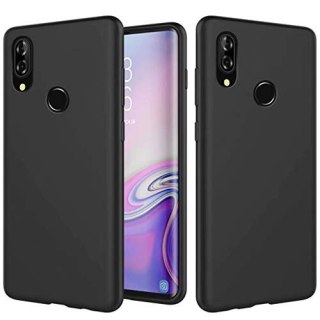ETUI DO XIAOMI REDMI NOTE 7 / NOTE 7 PRO / NOTE 7S SILIKON CZARNE +SZKŁO