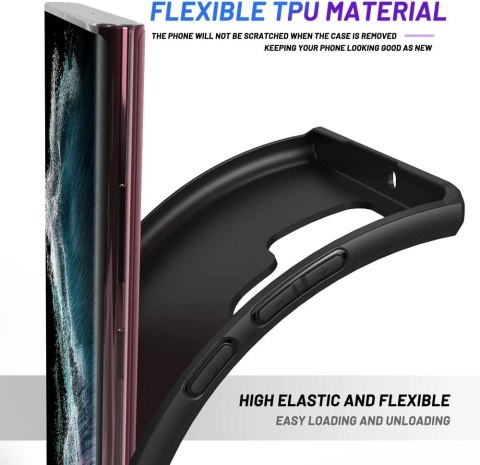 ETUI DO SAMSUNG GALAXY S23 ULTRA 5G SILIKONOWE CZARNE PLECKI SM-S918B ETUI DO SAMSUNG GALAXY S23 ULTRA 5G SILIKONOWE CZARNE PLECKI SM-S918B