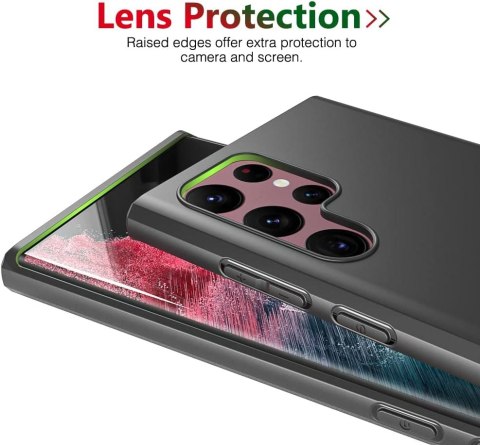 ETUI DO SAMSUNG GALAXY S23 ULTRA 5G SILIKONOWE CZARNE PLECKI SM-S918B ETUI DO SAMSUNG GALAXY S23 ULTRA 5G SILIKONOWE CZARNE PLECKI SM-S918B