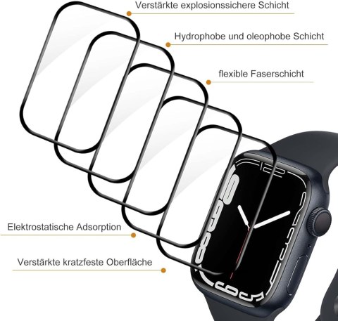 ETUI OCHRONNE NA ZEGAREK APPLE WATCH SERIES 7/8/9 41mm CZARNE RAMKI 2 SZTUK ETUI OCHRONNE NA ZEGAREK APPLE WATCH SERIES 7/8/9 41mm CZARNE RAMKI 2 SZTUK