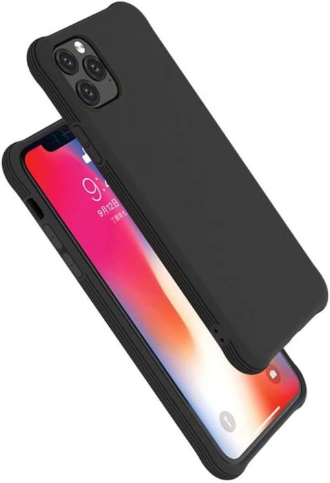 ETUI POKROWIEC APPLE IPHONE 11 PRO SOLIDNE SILIKONOWE CZARNE PLECKI A2160 ETUI POKROWIEC APPLE IPHONE 11 PRO SOLIDNE SILIKONOWE CZARNE PLECKI A2160