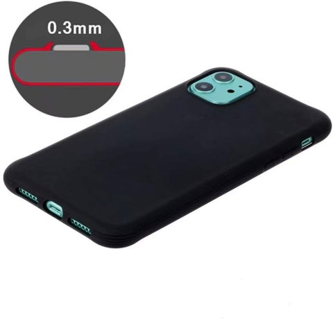 ETUI POKROWIEC DO APPLE IPHONE 11 SILIKONOWE CZARNE SOLIDNE PLECKI A2111 ETUI POKROWIEC DO APPLE IPHONE 11 SILIKONOWE CZARNE SOLIDNE PLECKI A2111