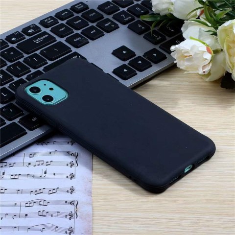 ETUI POKROWIEC DO APPLE IPHONE 11 SILIKONOWE CZARNE SOLIDNE PLECKI A2111 ETUI POKROWIEC DO APPLE IPHONE 11 SILIKONOWE CZARNE SOLIDNE PLECKI A2111