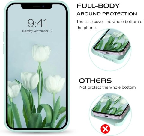 ETUI POKROWIEC DO APPLE IPHONE 12/12 PRO CASE ZIELONE SILIKONOWE PLECKI ETUI POKROWIEC DO APPLE IPHONE 12/12 PRO CASE ZIELONE SILIKONOWE PLECKI