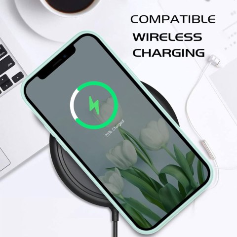 ETUI POKROWIEC DO APPLE IPHONE 12/12 PRO CASE ZIELONE SILIKONOWE PLECKI ETUI POKROWIEC DO APPLE IPHONE 12/12 PRO CASE ZIELONE SILIKONOWE PLECKI