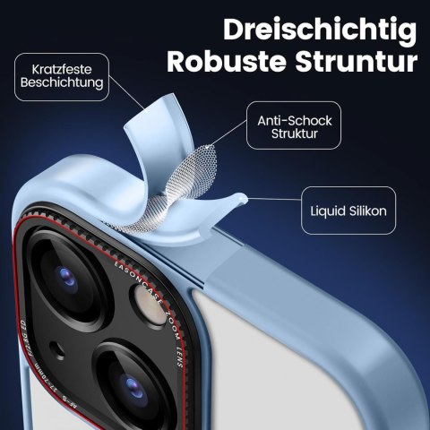 ETUI POKROWIEC DO APPLE IPHONE 14 CASE NIEBIESKIE BEZBARWNE PLECKI +MAGSAFE ETUI POKROWIEC DO APPLE IPHONE 14 CASE NIEBIESKIE BEZBARWNE PLECKI +MAGSAFE