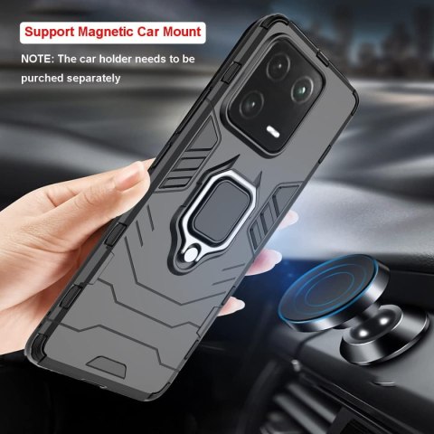 ETUI POKROWIEC DO XIAOMI 13 PRO 5G SOLIDNE CZARNE PLECKI Z PIERŚCIENIEM ETUI POKROWIEC DO XIAOMI 13 PRO 5G SOLIDNE CZARNE PLECKI Z PIERŚCIENIEM