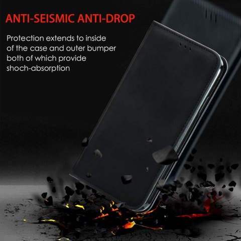 ETUI POKROWIEC DO REDMI NOTE 11S ZAMYKANE Z KLAPKĄ CZARNE WYTRZYMAŁE ETUI POKROWIEC DO REDMI NOTE 11S ZAMYKANE Z KLAPKĄ CZARNE WYTRZYMAŁE
