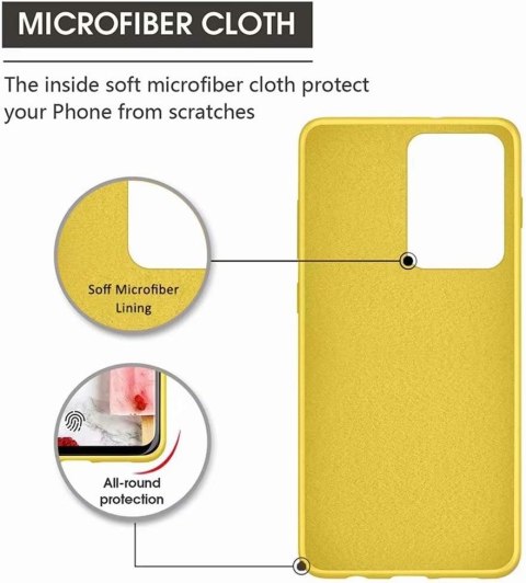 ETUI POKROWIEC DO SAMSUNG GALAXY S20 ULTRA SILIKONOWE SOLIDNE ŻÓŁTE PLECKI ETUI POKROWIEC DO SAMSUNG GALAXY S20 ULTRA SILIKONOWE SOLIDNE ŻÓŁTE PLECKI