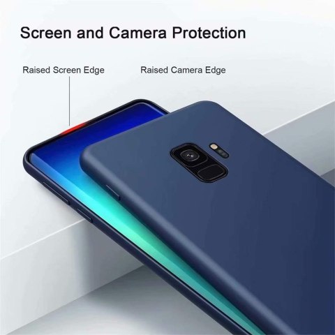 ETUI POKROWIEC DO SAMSUNG GALAXY S9 GRANATOWE SOLIDNE PLECKI SMG960F ETUI POKROWIEC DO SAMSUNG GALAXY S9 GRANATOWE SOLIDNE PLECKI SMG960F