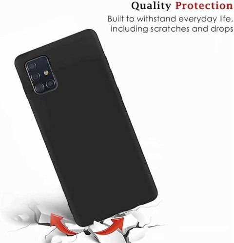 ETUI SAMSUNG GALAXY A51 CZARNE PLECKI SILIKONOWE MOCNE WYTRZYMAŁE ETUI SAMSUNG GALAXY A51 CZARNE PLECKI SILIKONOWE MOCNE WYTRZYMAŁE