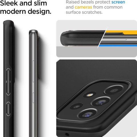 ETUI SAMSUNG GALAXY A53 5G CASE SILIKONOWY CZARNY MATOWY ULTRA CIENKI ETUI SAMSUNG GALAXY A53 5G CASE SILIKONOWY CZARNY MATOWY ULTRA CIENKI