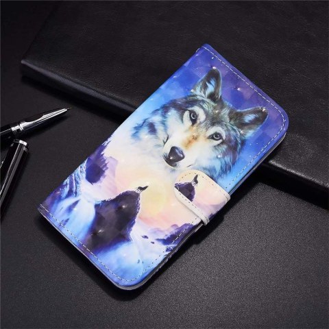 ETUI Z KLAPKĄ APPLE IPHONE 12/12 PRO WILK KSIĘŻYC +SZKŁO HARTOWANE ETUI Z KLAPKĄ APPLE IPHONE 12/12 PRO WILK KSIĘŻYC +SZKŁO HARTOWANE