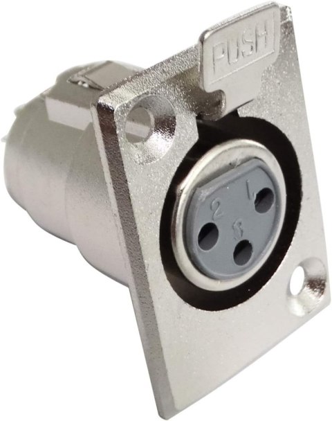 GNIAZDO XLR AUDIO PRZYŁĄCZE 3-BIEGUNOWE TABLICOWE C43671 GNIAZDO XLR AUDIO PRZYŁĄCZE 3-BIEGUNOWE TABLICOWE C43671