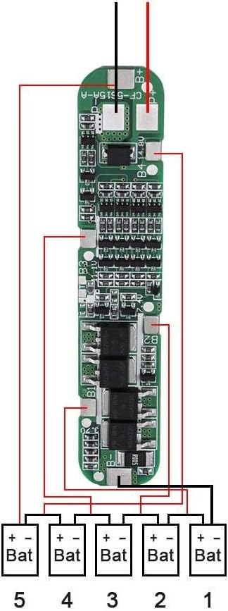 PŁYTA ZABEZPIECZAJĄCA BATERIĘ LI-ION PCB BMS 18560 18,5 V/21 V 15A PŁYTA ZABEZPIECZAJĄCA BATERIĘ LI-ION PCB BMS 18560 18,5 V/21 V 15A