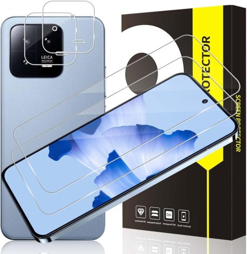 SZKŁO HARTOWANE DO XIAOMI 13 5G OCHRONA EKRANU 2 SZTUKI +OSŁONA APARATU SZKŁO HARTOWANE DO XIAOMI 13 5G OCHRONA EKRANU 2 SZTUKI +OSŁONA APARATU