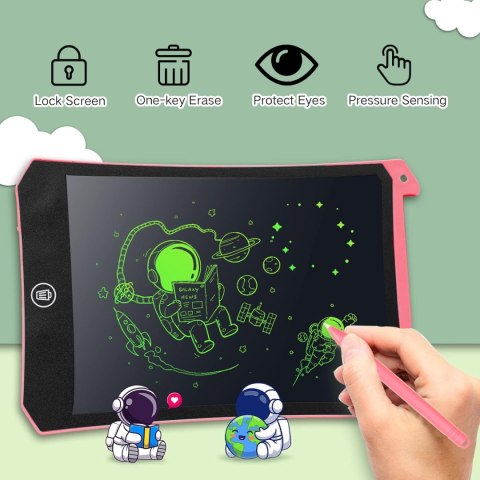 TABLET DO RYSOWANIA I PISANIA Z EKRANEM LCD RÓŻOWY 8,5" TABLET DO RYSOWANIA I PISANIA Z EKRANEM LCD RÓŻOWY 8,5"
