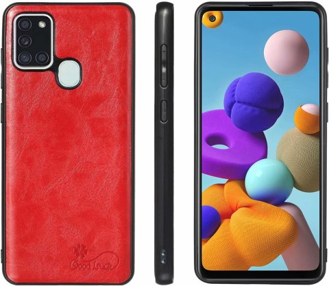 ZESTAW ETUI SAMSUNG GALAXY A21S CZERWONE EKOSKÓRA +SZKŁO HARTOWANE SM-A217F ZESTAW ETUI SAMSUNG GALAXY A21S CZERWONE EKOSKÓRA +SZKŁO HARTOWANE SM-A217F