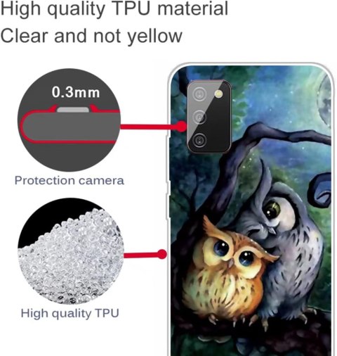 ZESTAW ETUI SILIKONOWE SAMSUNG GALAXY A02s 2 SOWY +SZKŁO HARTOWANE ZESTAW ETUI SILIKONOWE SAMSUNG GALAXY A02s 2 SOWY +SZKŁO HARTOWANE