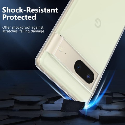 2X SZKŁO + ETUI GOOGLE PIXEL 7 PRZEZROCZYSTE SILIKONOWE CIENKIE ULTRALEKKIE 2X SZKŁO + ETUI GOOGLE PIXEL 7 PRZEZROCZYSTE SILIKONOWE CIENKIE ULTRALEKKIE