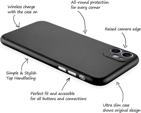 ETUI APPLE IPHONE 11 SILIKONOWE CZARNE PÓŁTRANSPARENTNE CIENKIE A2111 ETUI APPLE IPHONE 11 SILIKONOWE CZARNE PÓŁTRANSPARENTNE CIENKIE A2111