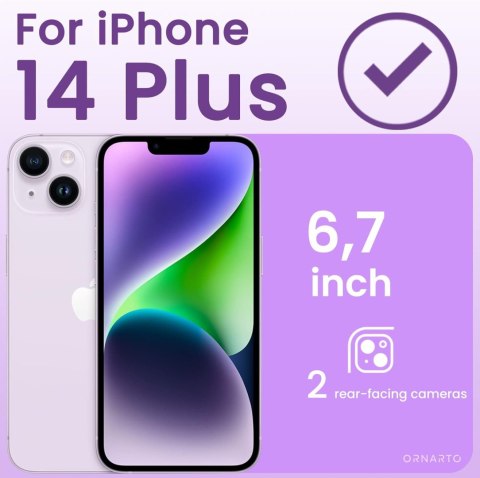 ETUI APPLE IPHONE 14 Plus BUMPER FIOLETOWA RAMKA PRZESZKLONY TYŁ +2x SZKŁO ETUI APPLE IPHONE 14 Plus BUMPER FIOLETOWA RAMKA PRZESZKLONY TYŁ +2x SZKŁO