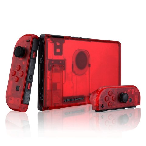 ETUI CASE NINTENDO SWITCH CZERWONY PRZEZROCZYSTY WYTRZYMAŁY ETUI CASE NINTENDO SWITCH CZERWONY PRZEZROCZYSTY WYTRZYMAŁY