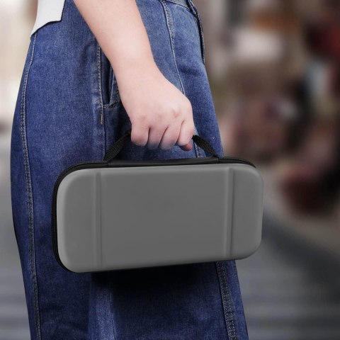 ETUI CASE NINTENDO SWITCH LITE +ORGANIZER NA KARTY MICRO SD SZARY MATOWY ETUI CASE NINTENDO SWITCH LITE +ORGANIZER NA KARTY MICRO SD SZARY MATOWY