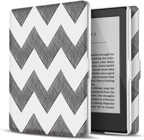 ETUI CZYTNIK KSIĄŻEK KINDLE PAPERWHITE 11-GEN 6" 2022 CZARNY BIAŁY ZYGZAK ETUI CZYTNIK KSIĄŻEK KINDLE PAPERWHITE 11-GEN 6" 2022 CZARNY BIAŁY ZYGZAK