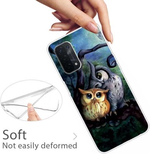 ETUI OPPO A54 5G/A74 5G SILIKONOWE MALOWANE SOWY +SZKŁO HARTOWANE CPH2195 ETUI OPPO A54 5G/A74 5G SILIKONOWE MALOWANE SOWY +SZKŁO HARTOWANE CPH2195
