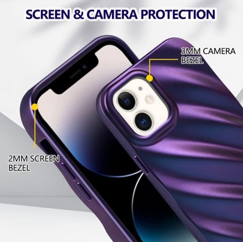 ETUI POKROWIEC DO APPLE IPHONE 11 SILIKONOWE FIOLETOWE OMBRE 3D WYTRZYMAŁE ETUI POKROWIEC DO APPLE IPHONE 11 SILIKONOWE FIOLETOWE OMBRE 3D WYTRZYMAŁE