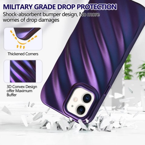 ETUI POKROWIEC DO APPLE IPHONE 11 SILIKONOWE FIOLETOWE OMBRE 3D WYTRZYMAŁE ETUI POKROWIEC DO APPLE IPHONE 11 SILIKONOWE FIOLETOWE OMBRE 3D WYTRZYMAŁE