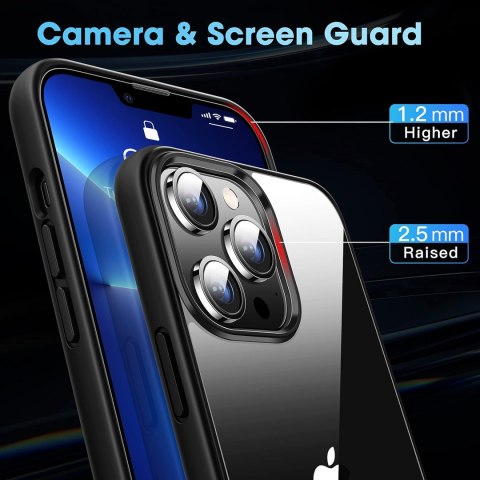 ETUI POKROWIEC DO APPLE IPHONE 13 PRO MAX 6,7' PRZEZROCZYSTE WYTRZYMAŁE ETUI POKROWIEC DO APPLE IPHONE 13 PRO MAX 6,7' PRZEZROCZYSTE WYTRZYMAŁE
