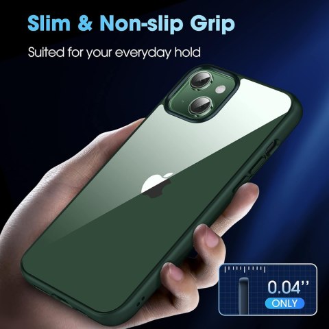 ETUI POKROWIEC DO APPLE IPHONE 14 CASE ZIELONE BEZBARWNE PLECKI ETUI POKROWIEC DO APPLE IPHONE 14 CASE ZIELONE BEZBARWNE PLECKI