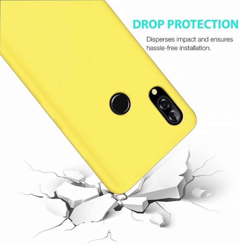 ETUI POKROWIEC DO HUAWEI P20 LITE ŻÓŁTE NEONOWE SILIKONOWE PLECKI SOLIDNE ETUI POKROWIEC DO HUAWEI P20 LITE ŻÓŁTE NEONOWE SILIKONOWE PLECKI SOLIDNE
