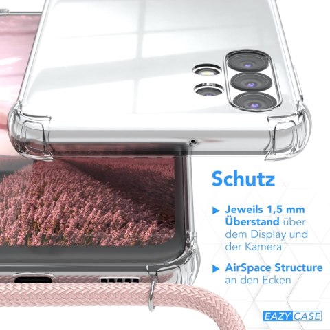 ETUI SAMSUNG GALAXY A32 4G SILIKONOWE BEZBARWNE +RÓŻOWA SMYCZ SM-A325F ETUI SAMSUNG GALAXY A32 4G SILIKONOWE BEZBARWNE +RÓŻOWA SMYCZ SM-A325F