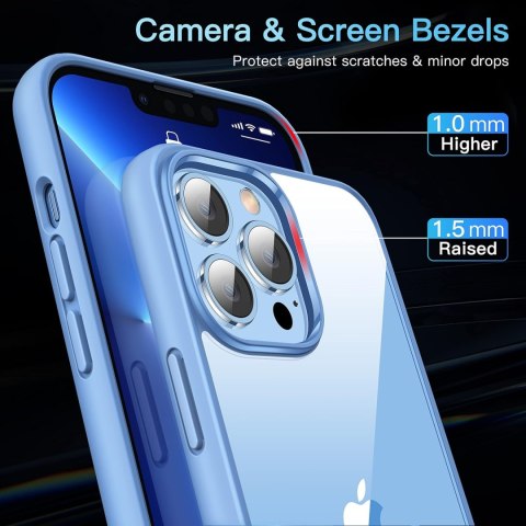 MOCNE ETUI APPLE IPHONE 13 PRO MAX NIEBIESKA RAMKA GLAMOUR PLECKI CASE MOCNE ETUI APPLE IPHONE 13 PRO MAX NIEBIESKA RAMKA GLAMOUR PLECKI CASE