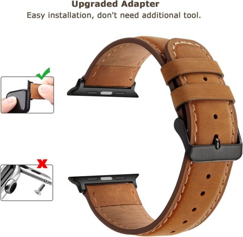 PASEK DO ZEGARKA BRĄZ APPLE WATCH 49/45/44/42 9/8/7/6/5/4/3/2/SE 22MM ETUI PASEK DO ZEGARKA BRĄZ APPLE WATCH 49/45/44/42 9/8/7/6/5/4/3/2/SE 22MM ETUI