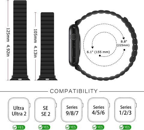 PASEK DO ZEGARKA GRANAT APPLE WATCH 49/45/44/42 9/8/7/6/5/4/3/2/1 ETUI 22mm PASEK DO ZEGARKA GRANAT APPLE WATCH 49/45/44/42 9/8/7/6/5/4/3/2/1 ETUI 22mm