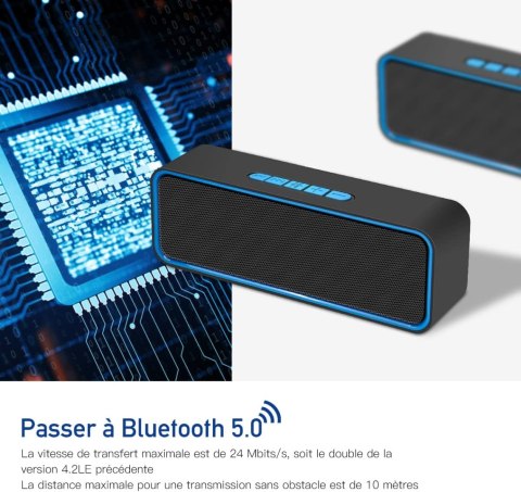PRZENOŚNY GŁOŚNIK BEZPRZEWODOWY 1500mAh Hi-Fi 3D OBSŁUGA KART TF AUX PRZENOŚNY GŁOŚNIK BEZPRZEWODOWY 1500mAh Hi-Fi 3D OBSŁUGA KART TF AUX
