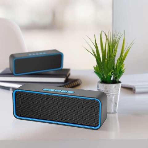 PRZENOŚNY GŁOŚNIK BEZPRZEWODOWY 1500mAh Hi-Fi 3D OBSŁUGA KART TF AUX PRZENOŚNY GŁOŚNIK BEZPRZEWODOWY 1500mAh Hi-Fi 3D OBSŁUGA KART TF AUX