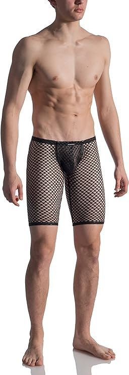 SPODENKI MĘSKIE MANSTORE CZARNE BIKERKI SIATKOWANE S SPODENKI MĘSKIE MANSTORE CZARNE BIKERKI SIATKOWANE S